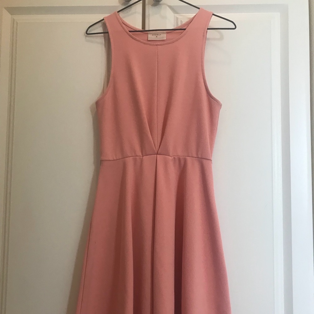 Everly Pink Work Dress
